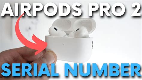 chequear airpods con serial number.